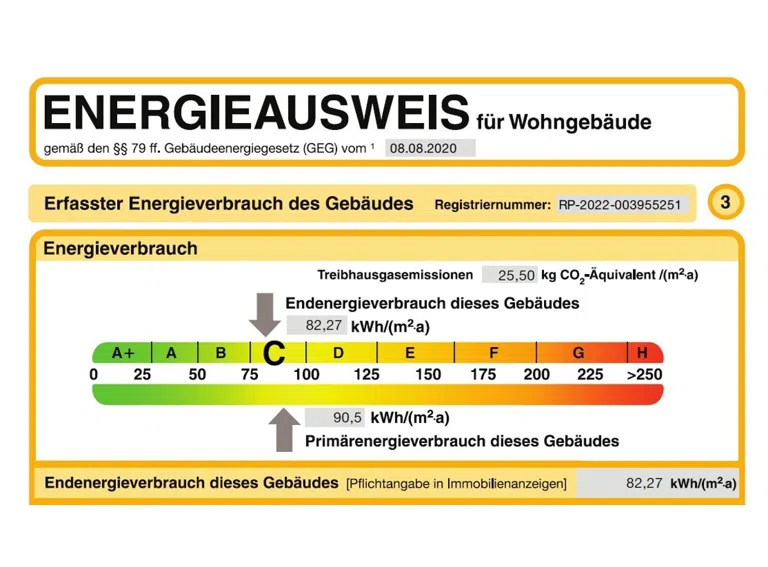 20 Auszug aus dem Energieausweis