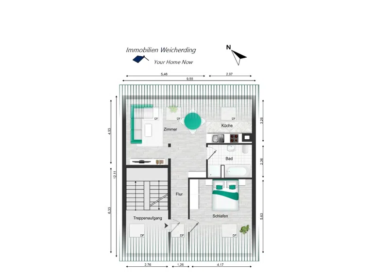 Grundriss Dachgeschoss