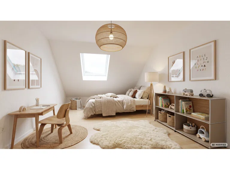 Schlafzimmer gestaged