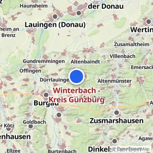 Kartenvorschau Winterbach - Kreis Günzburg