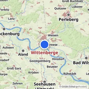 Kartenvorschau Wittenberge