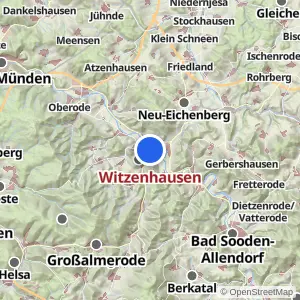 Kartenvorschau Witzenhausen