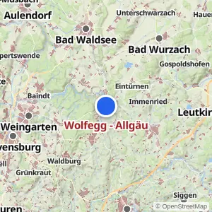 Kartenvorschau Wolfegg - Allgäu