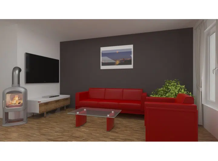Wohnzimmer (visualisiert)