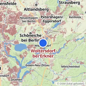 Kartenvorschau Woltersdorf bei Erkner