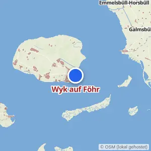 Kartenvorschau Wyk auf Föhr
