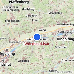 Kartenvorschau Wörth a.d.Isar