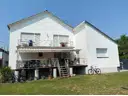 6 beide Balkone + Terrasse Rückseite