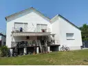 6 beide Balkone + Terrasse Rückseite
