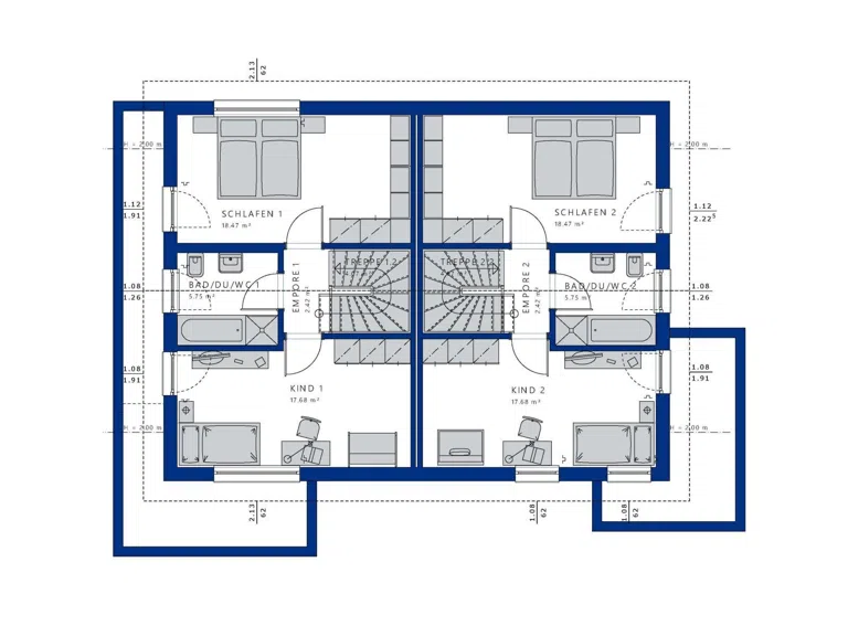 Grundriss Dachgeschoss