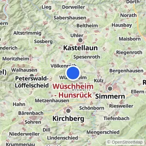 Kartenvorschau Wüschheim - Hunsrück