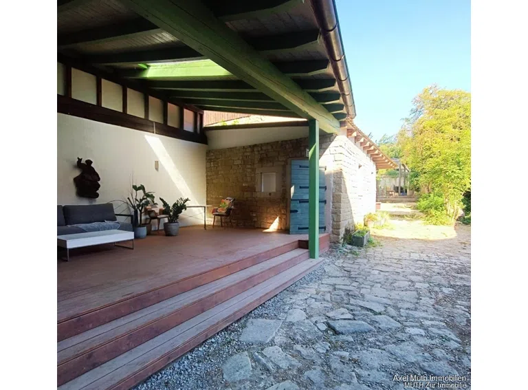 Überdachte Terrasse