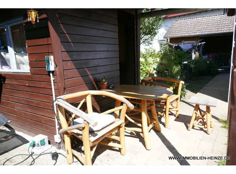 Gartenhaus am Grundstücksende