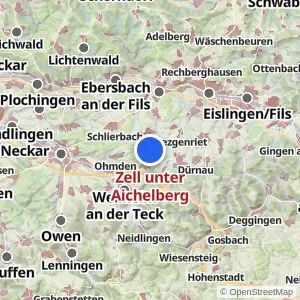 Kartenvorschau Zell unter Aichelberg