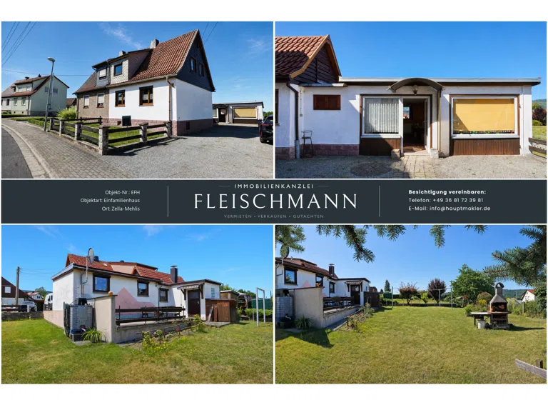 Außenansicht Haus und Garten