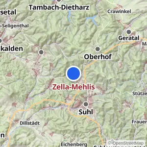 Kartenvorschau Zella-Mehlis