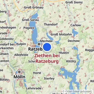 Kartenvorschau Ziethen bei Ratzeburg