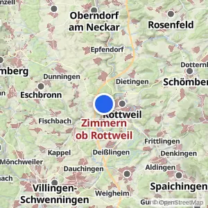 Kartenvorschau Zimmern ob Rottweil