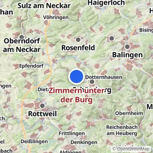 Kartenvorschau Zimmern unter der Burg
