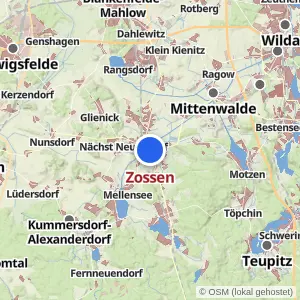 Kartenvorschau Zossen