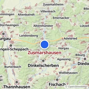 Kartenvorschau Zusmarshausen