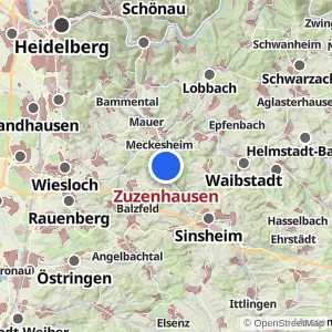 Kartenvorschau Zuzenhausen