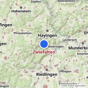 Kartenvorschau Zwiefalten