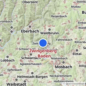 Kartenvorschau Zwingenberg - Baden
