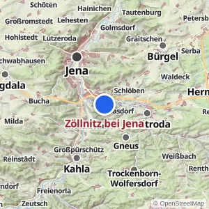 Kartenvorschau Zöllnitz bei Jena