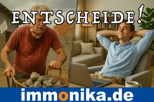 Ein Werbebanner für immonika.de - das Immobilienportal an Deiner Seite