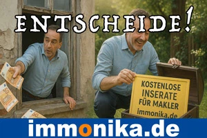 Ein Werbebanner für immonika.de - das Immobilienportal an Deiner Seite