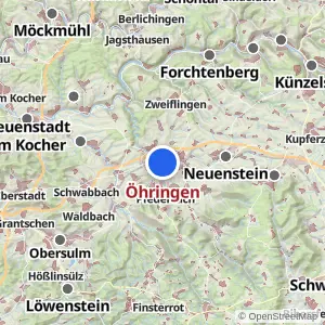 Kartenvorschau Öhringen